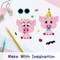 Wrapables Make a Face Stickers, Make Your Own Animal, Food, Dress-Up Stickers, DIY Craft Activities, Party Favors (24 Sheets), Fun Animals
